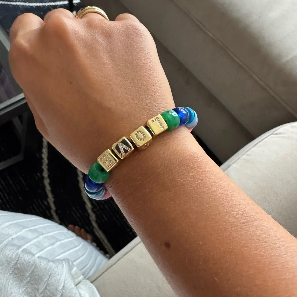 Kids Multicolor 'LOVE' Beaded Friendship Bracelet